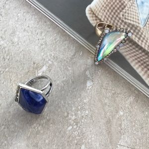 Navy Statement Ring